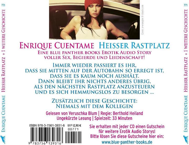 Produktbild Cuentame:Heisser Rastplatz Erotik Audi (Enrique Cuentame, Deutsch)