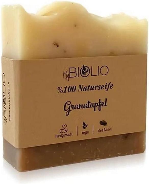 Actual product image MyBiolio Natural soap pomegranate (120 ml)