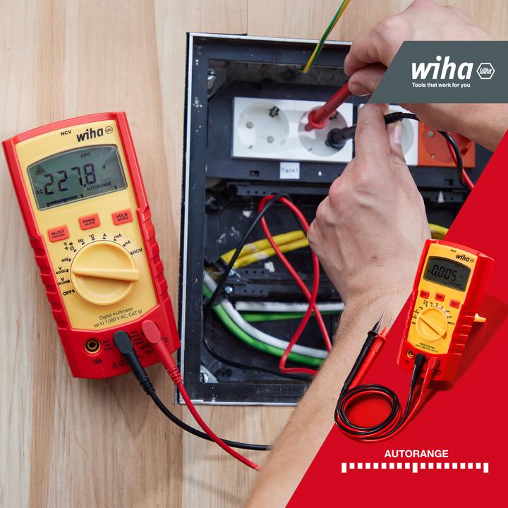 Produktbild Wiha Digitales Multimeter (CAT IV 600V, CAT III)