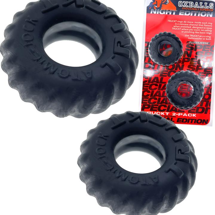 Produktbild Oxballs Truckt 2-piece Cockring Special Edition Night (5.08 cm)