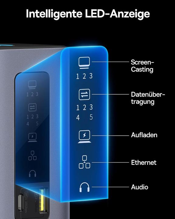 Productafbeelding Baseus Spacemate Displaylink Dockingstation (USB-C, 11 ports)