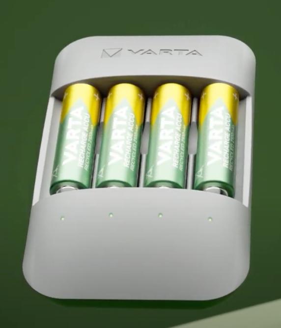 Produktbild Varta Eco Charger Pro Recycled (1 Stk., AAA, 800 mAh, Ladegerät inkl. Akku)