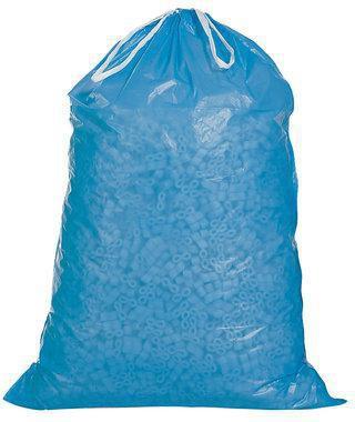 Produktbild Transpak Müllsack m.Zugband Volumen 120l Masse 700x1000+50mm PE blau (250x, 120 l)