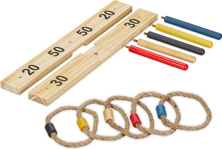 Actual product image Relaxdays Ring toss game