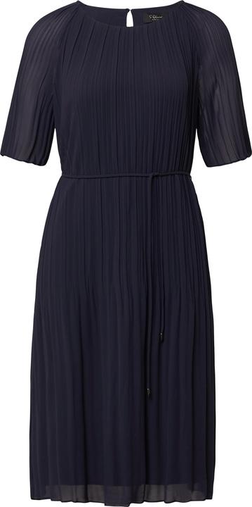 Produktbild S.Oliver Kleid Plissiertes Chiffonkleid mit Bindegürtel (46)