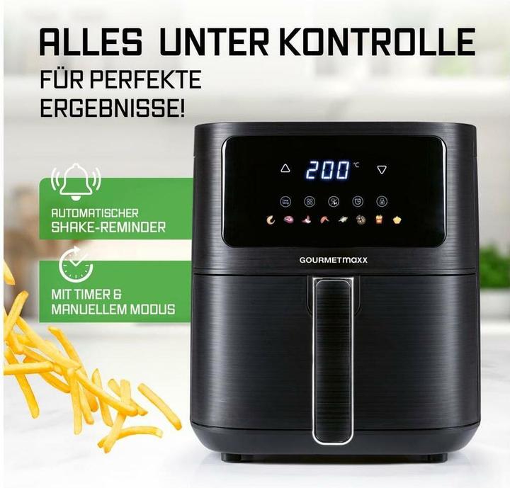 Produktbild Gourmetmaxx Heissluft-Fritteuse AirGenius S 4.5 l, Detailfarbe