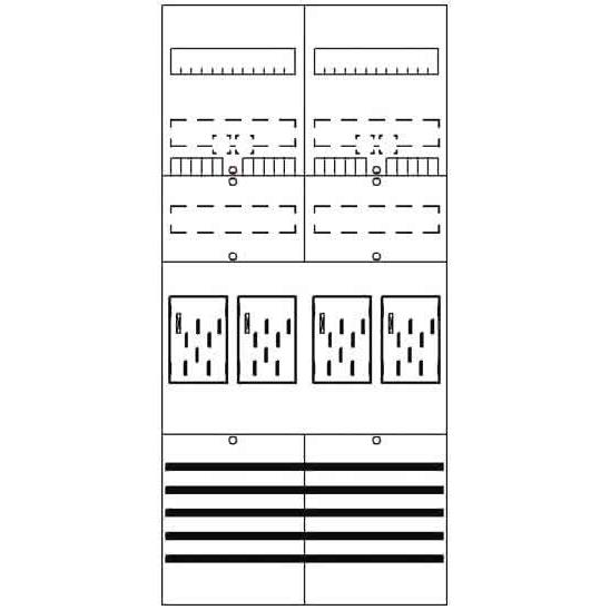 Striebel & John, Verteilerschrank Zubehör, Zählerfeld