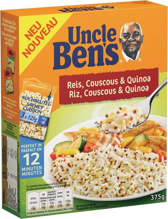Actual product image Ben's Original Uncle Bens Langkorn, Couscous & Quinoa (375 g)