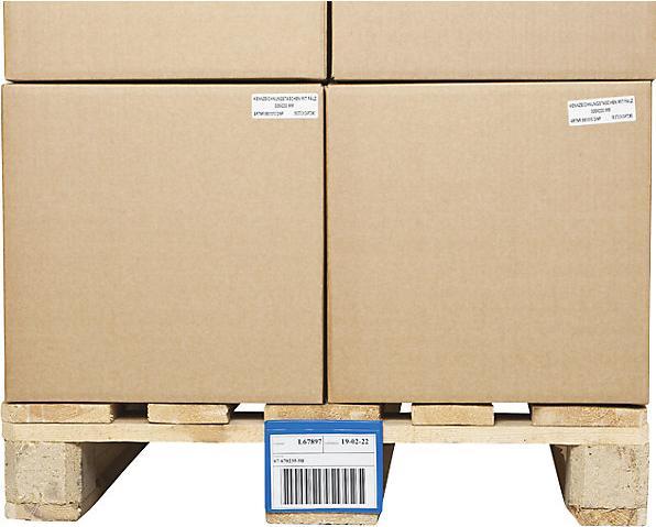 Image du produit kaiserkraft Pochettes pour pieds de palettes, lot de 100 pcs