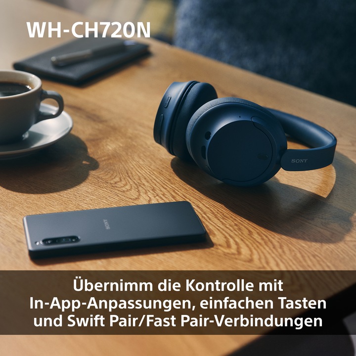 Produktbild Sony WH-CH720N (NC, 35 h, Kabellos, Kabelgebunden)