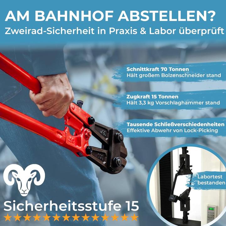 Produktbild Widder Faltschloss (99 cm)