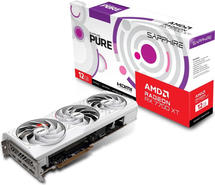 Actual product image Sapphire RX 7700XT Pulse Gaming (12 GB)