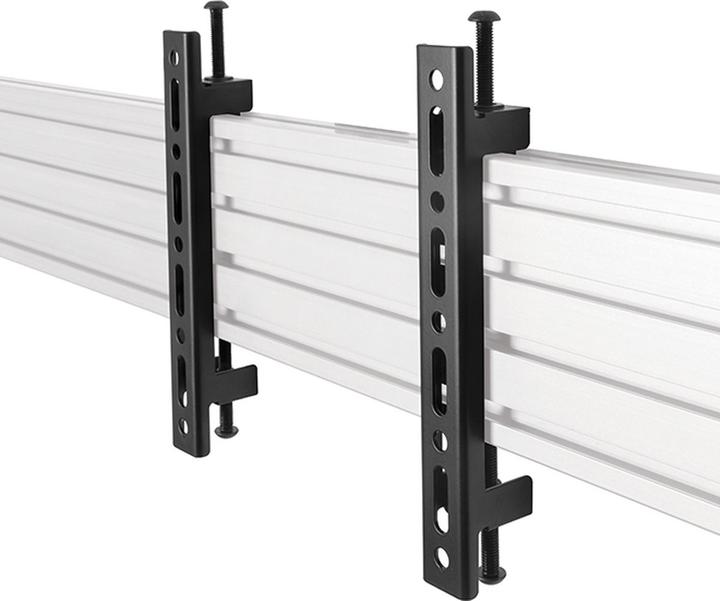 b-tech BT8390-VESA200F - Flat Panel Display Mounting Arm - Black - 70 kg - Rail - 119.4
