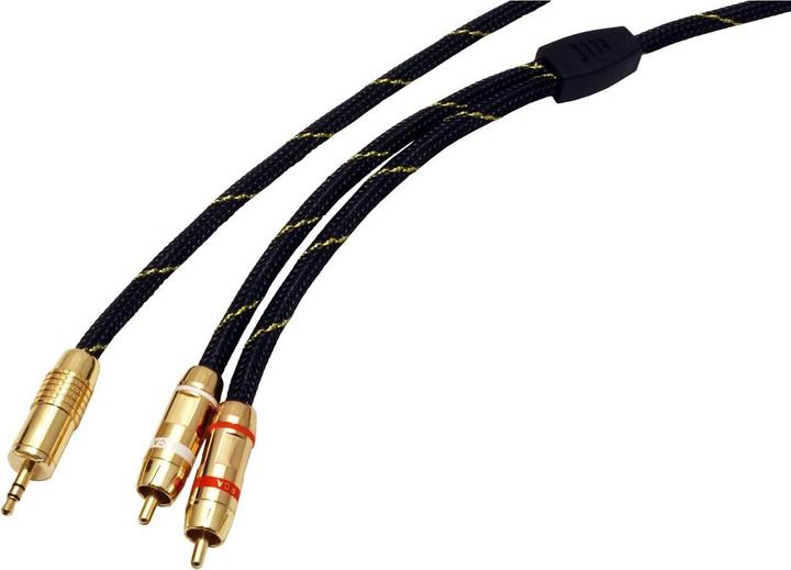 Produktbild Roline GOLD Audio 3.5mm - 2x Cinch (10 m, 3.5mm Klinke (AUX), Cinch)