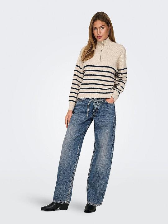 Actual product image Only ONLGIANNA Mid waist balloon cut jeans Straight fit jeans (30, W30/L32)