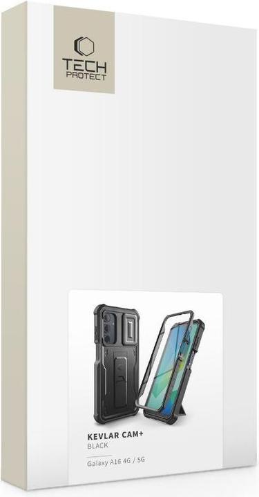 Image du produit Tech-Protect Kevlar Cam+ Case for Samsung Galaxy A16 4G / 5G - Black (Samsung Galaxy A16)