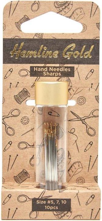Actual product image Hemline Gold Hand sewing needle