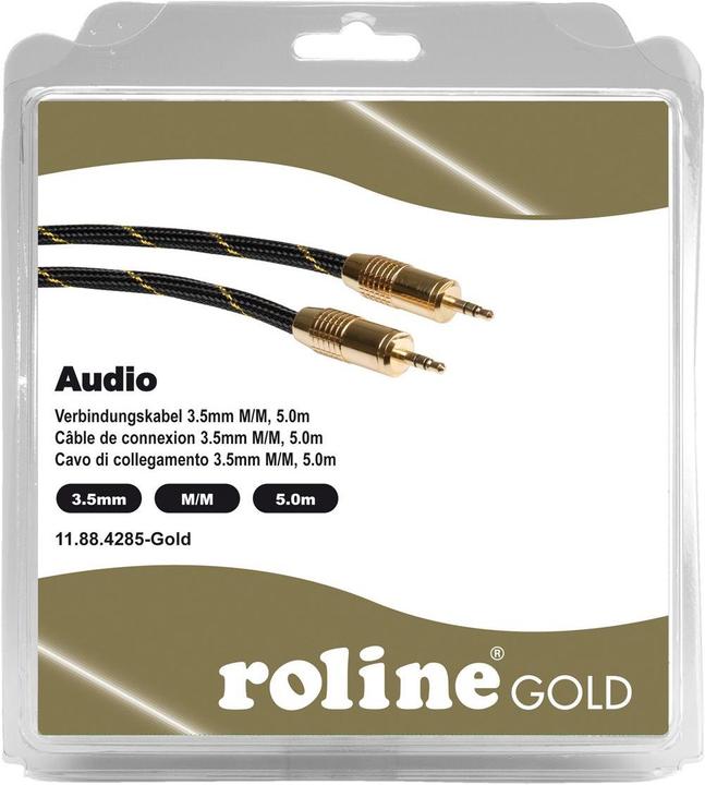 Image du produit Roline Audio GOLD 3.5mm - 3.5mm (10 m, Jack 3,5 mm (AUX))
