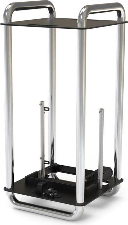 Actual product image Streacom DA6 XL Mini-ITX case - chrome (Mini-ITX)