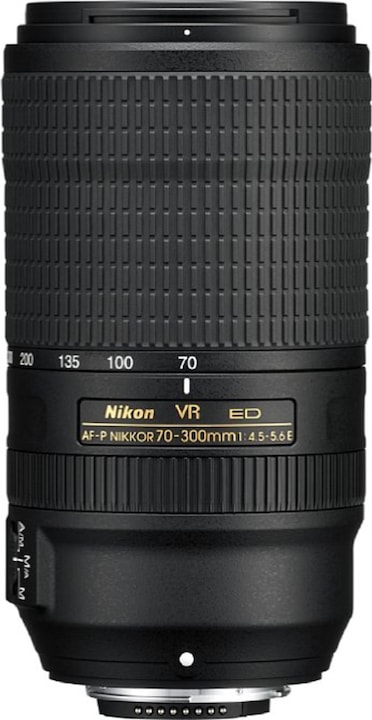 Nikon AF-P Nikkor 70-300mm f/4.5-5.6E ED VR (Nikon F, full size, APS-C / DX)