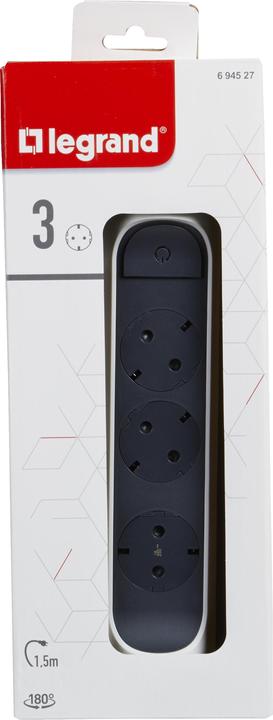 Produktbild Legrand Drehbare Steckdosenleiste, 3-fach Steckdose (3 x, CEE 32/5, 1.50 m)