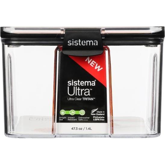 Sistema Tritan Ultra Square 1,4L, Vorratsbehälter, Grau