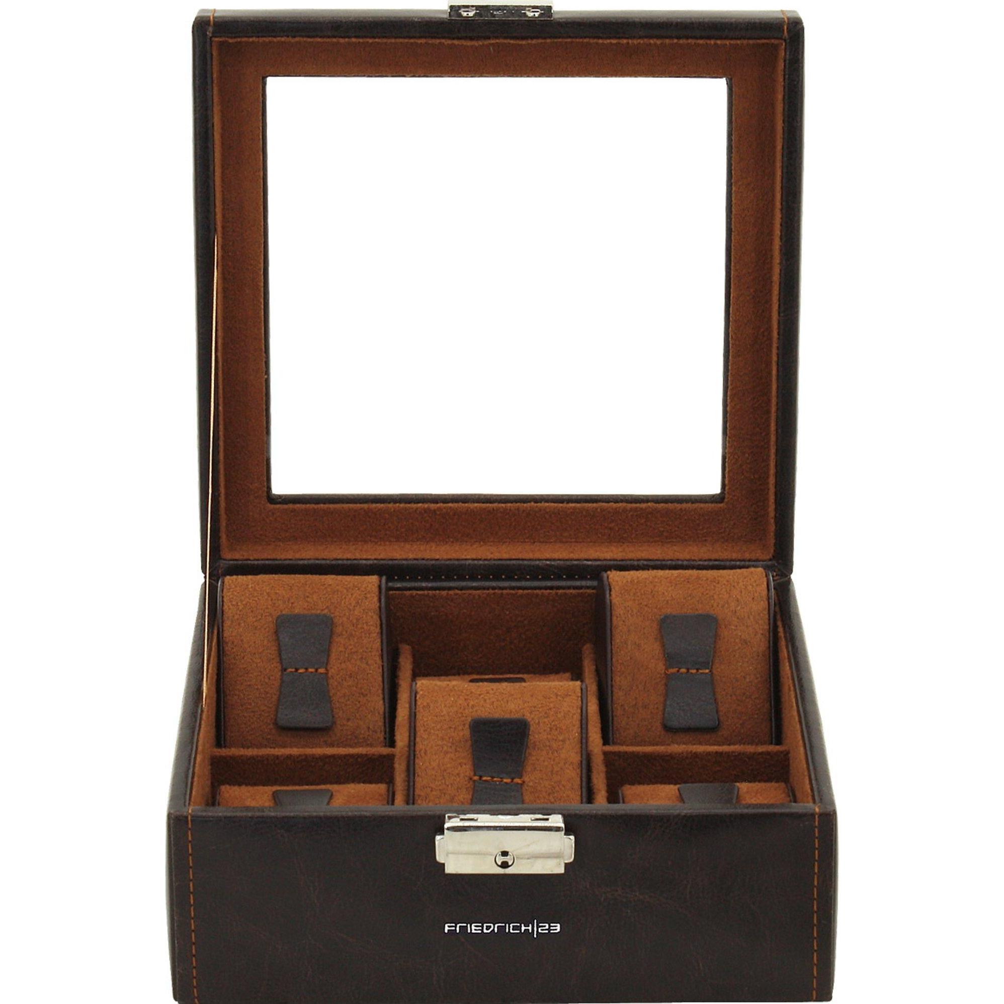 Thumbnail - Friedrich, Uhrenbox + Schmuckaufbewahrung, Bond, Braun, Beige