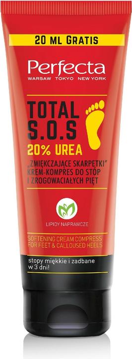 Image du produit Perfecta - Total S.O.S 20% Urea softening socks cream-complex for feet and keratinized heels 120ml (Déodorants & poudre pour les pieds, 120 ml)