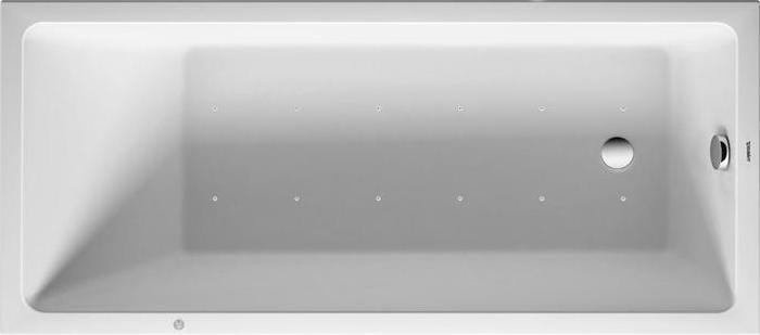 Duravit Whirlwanne VERO AIR 170x75 Einbauversion 1 RS we Air-System (135 l, 170 cm, 75 cm)