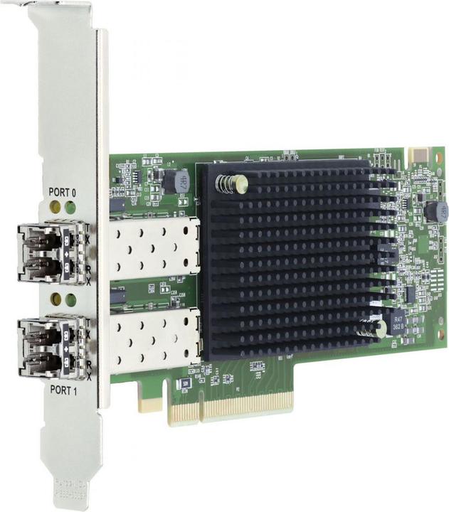 Actual product image Lenovo DCG ThinkSystem Emulex LPe35002 2-port PCIe Fibre Channel Adapter (Mini PCI Express)