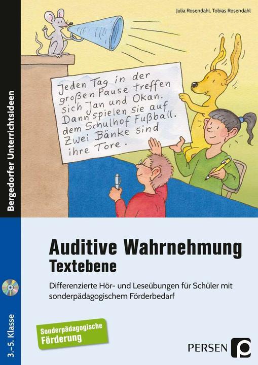 Produktbild Auditive Wahrnehmung - Textebene (Deutsch, Julia Rosendahl, Tobias Rosendahl, 2023)