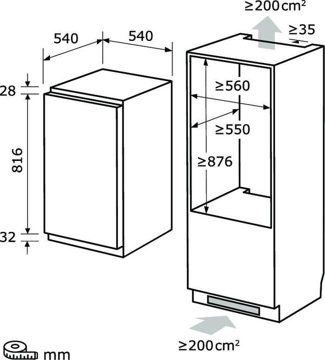 Produktbild Exquisit EKS131-4-E-040E (118 l)