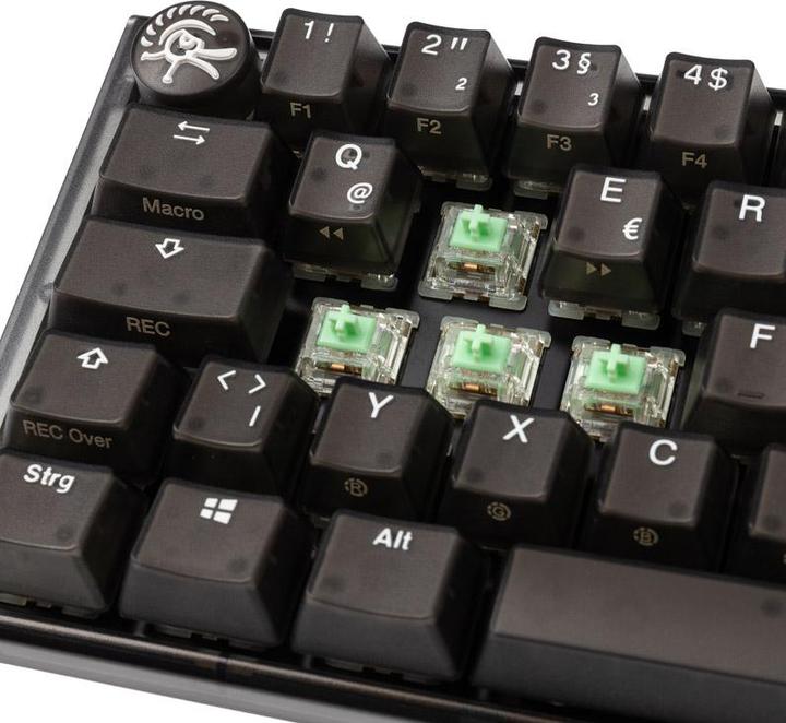 Produktbild Ducky One 3 Aura Black Mini Gaming Tastatur, RGB LED - Gateron Baby Kangaroo (DE, Kabelgebunden)