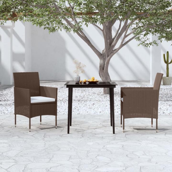 Produktbild vidaXL Garten Essgruppe (80 x 80 x 74 cm)