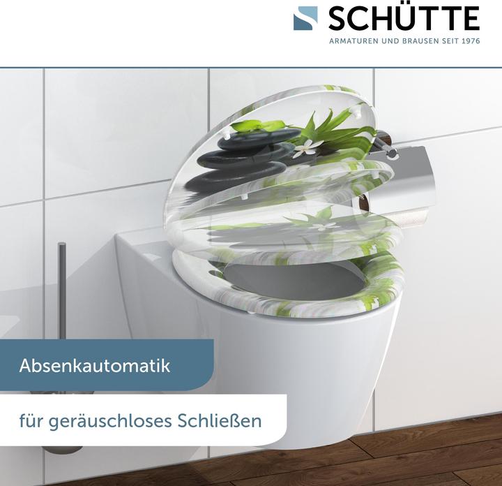 Produktbild Schütte WC Sitz Duroplast WC-Sitz JASMIN Absenkautomatik Schnellverschluss Quick Release 82367 Steine