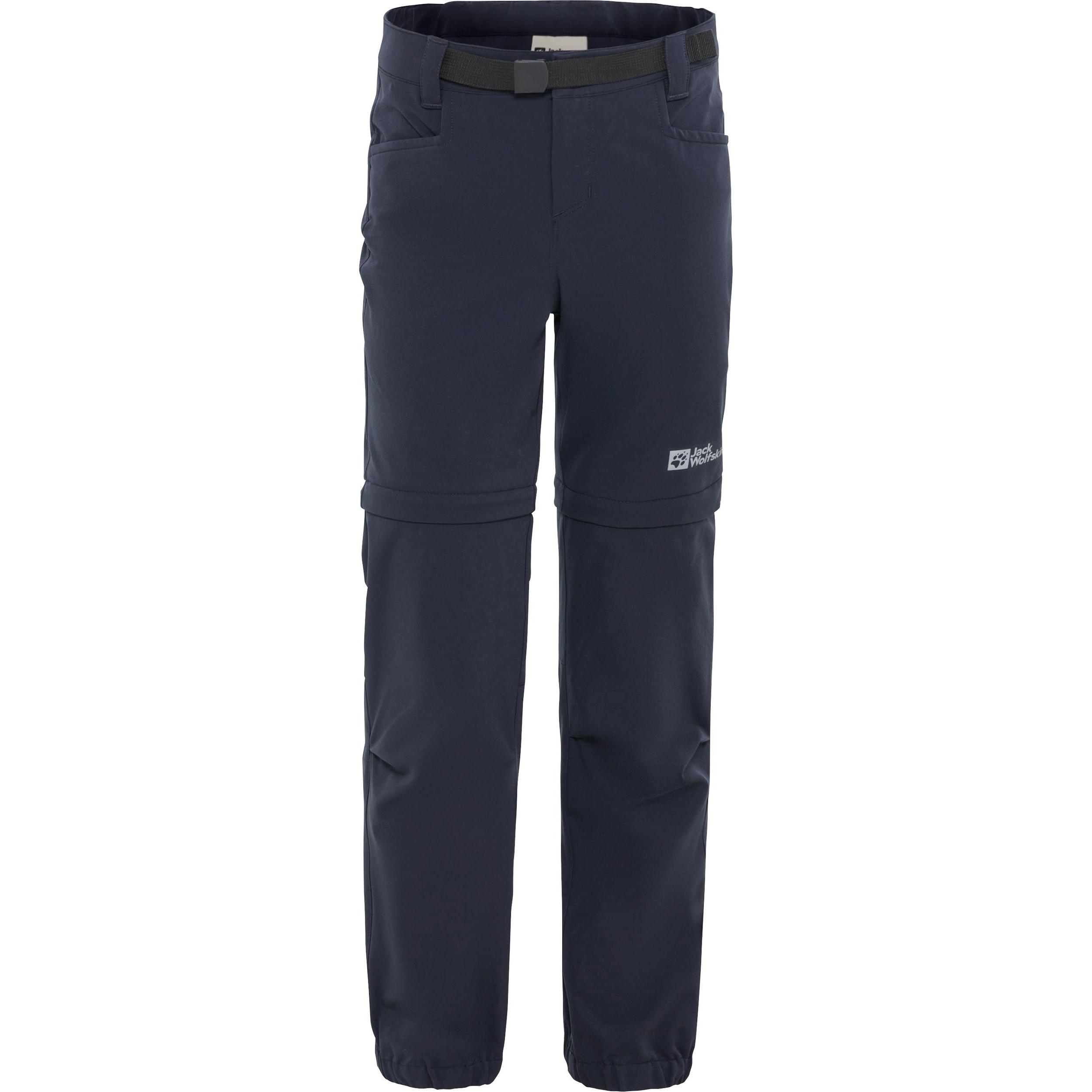 Jack Wolfskin, Jungen, Outdoorhose, Active Zip Off Pants K (116), Blau, 116