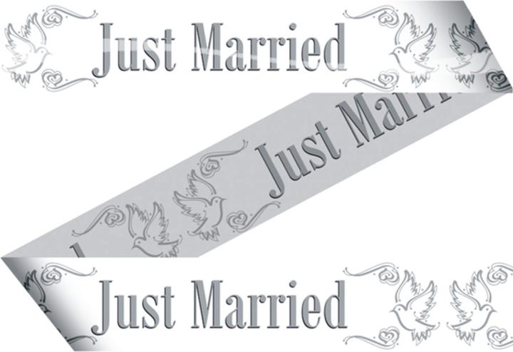 Produktbild Folat Absperrband Just Married (1 Stk.)