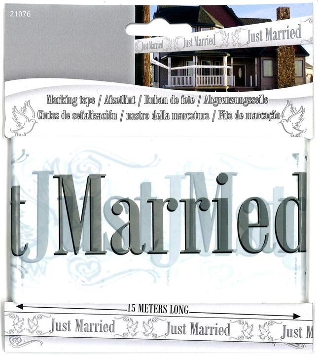 Produktbild Folat Absperrband Just Married (1 Stk.)