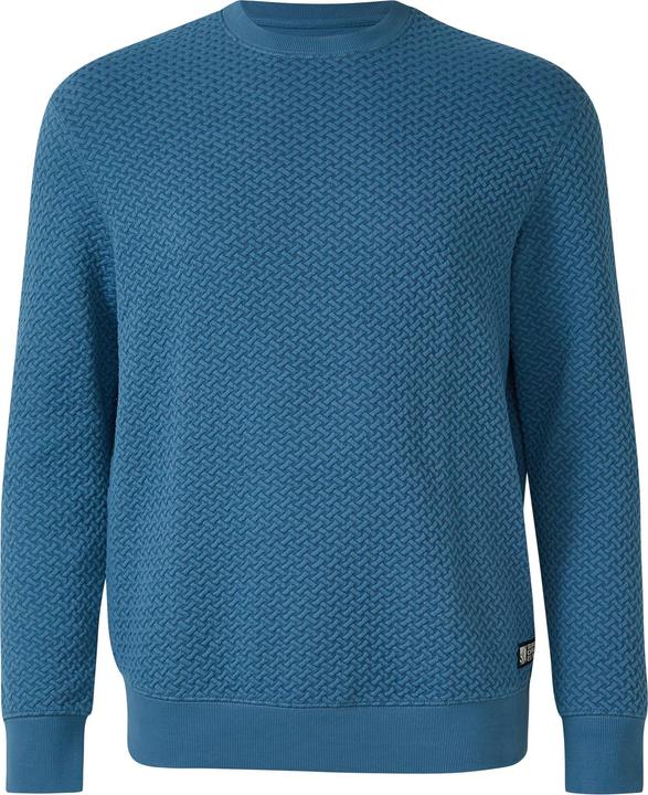 Produktbild s.Oliver Sweatshirt Strukturiertes Sweatshirt mit Crew Neck (4XL)