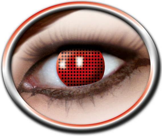 Actual product image Zoelibat Contact lens deception (Red)