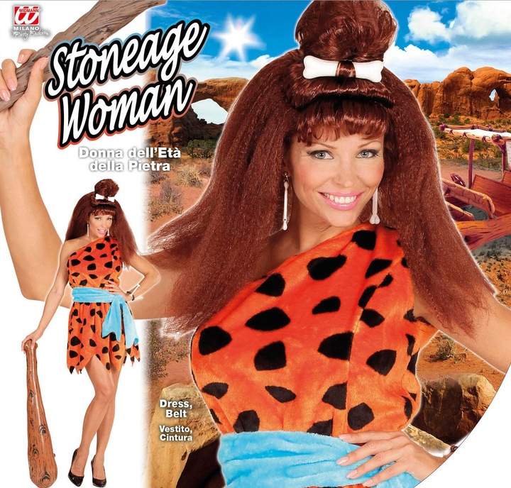 Image du produit Widmann Kostüm Steinzeitfrau (XL)
