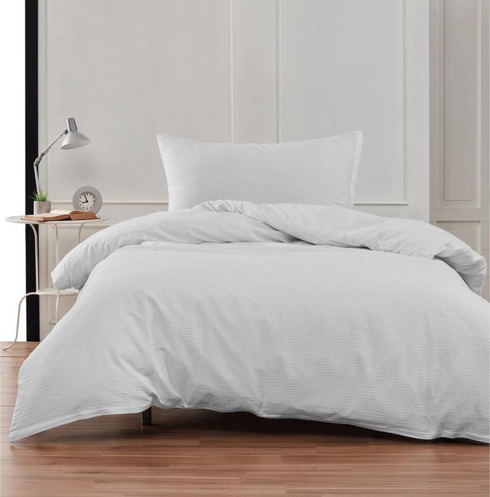 Actual product image Flair Seersucker Uni (Bedding set, 65 x 100 cm, 160 x 210 cm)