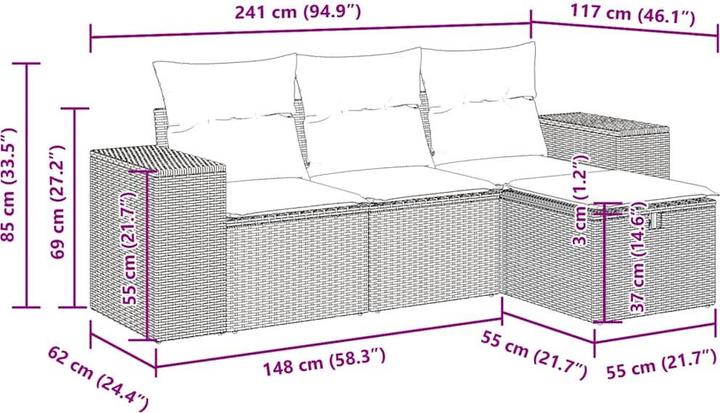 Produktbild vidaXL Kaia