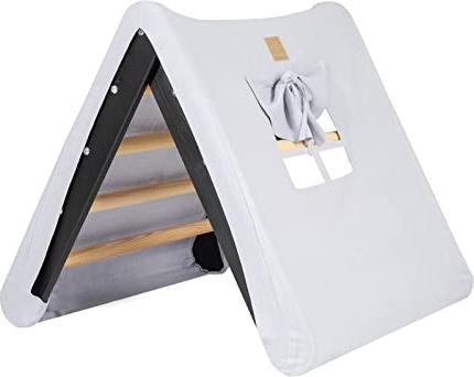 Activity Board Casa a triangolo per arrampicata con struttura pieghevole 59x61 cm per la cameretta dei bambini, in