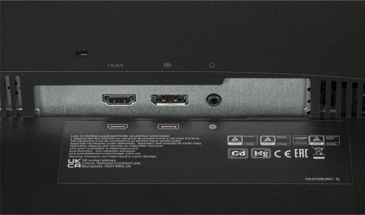 Actual product image Lenovo L27q-38 (2560 x 1440 pixels, 27")