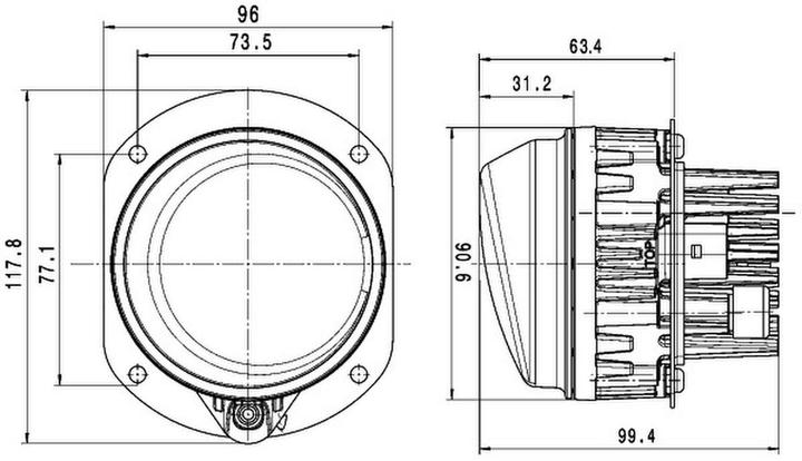 Produktbild Hella Nebelscheinwerfer links LED für EVOBUS