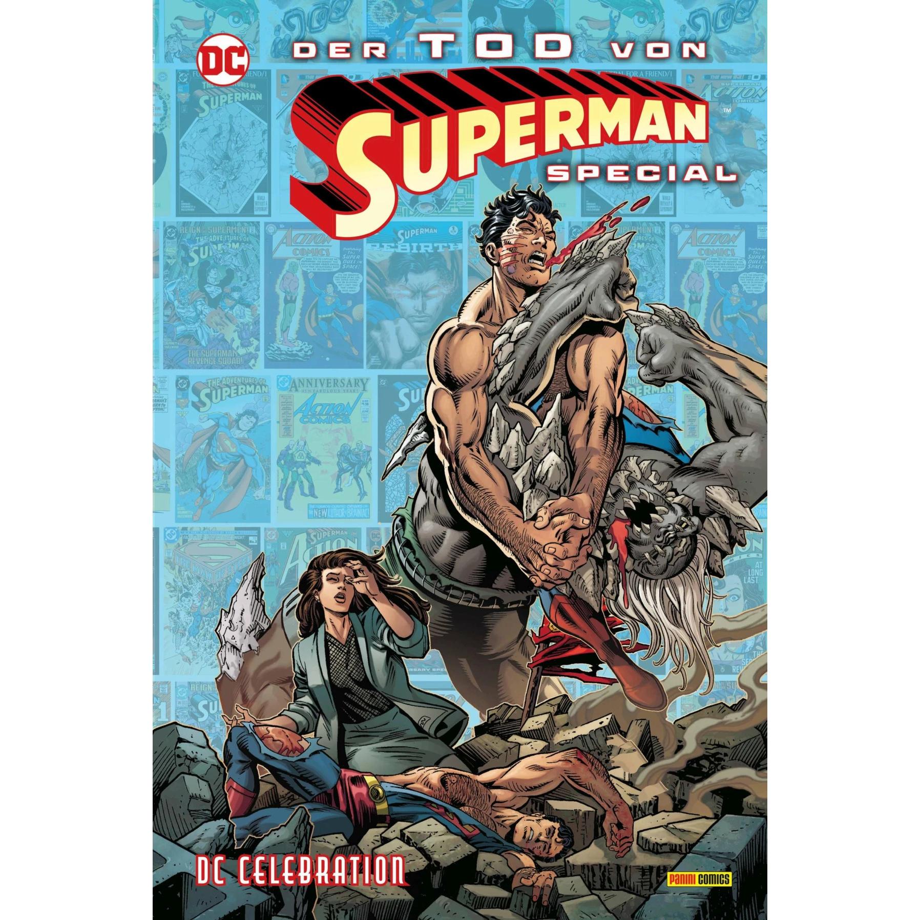 DC Celebration: Der Tod von Superman, Belletristik von Dan Jurgens, Jerry Ordway, Louise Simonson, Tom Grummett, Jon Bog...