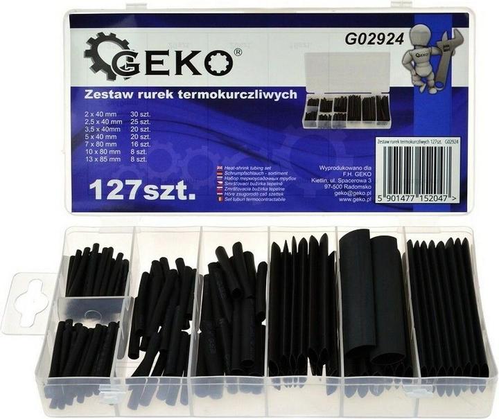 Immagine prodotto GEKO Set di tubi termorestringenti 127 pezzi. (127x)