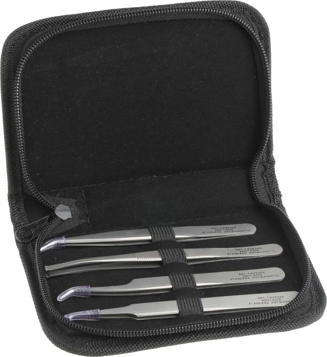 Immagine prodotto RS PRO Corredo pinzette SMT 120mm 4 pezzi