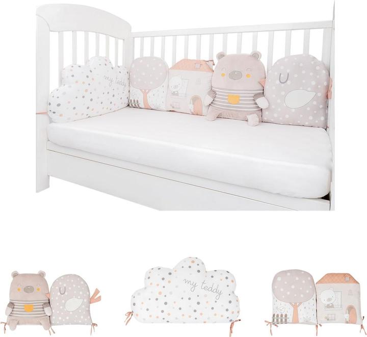 Actual product image Kikkaboo set de coussins bébé 5 pièces (30 x 35 x 7 cm)